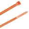 Us Cable Ties Cable Tie, 11 in L, 3 in Max Bundle Dia., Orange, Nylon 6/6, 50 lb Strength, 100 PK SD11OR100 - alternate 3